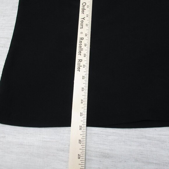 Old Navy‎ Blouse Women's XL Black Embroidered Long Sleeve Split Neck Polyester - Picture 12 of 14